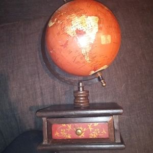 Globe with drawer